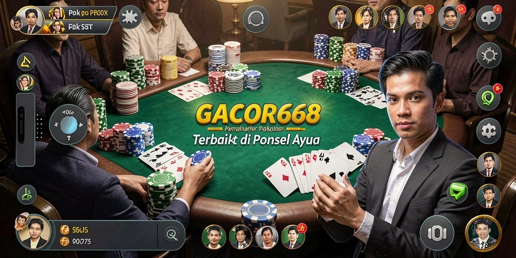 Tampilan screenshot GACOR668 menampilkan suasana gameplay Poker yang seru.
