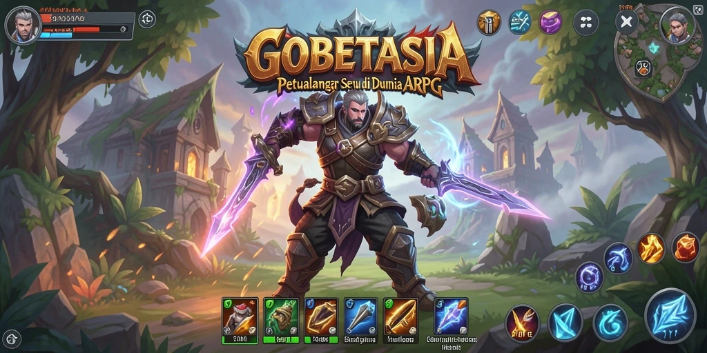 Tampilan gameplay GOBETASIA yang menakjubkan dan penuh aksi.
