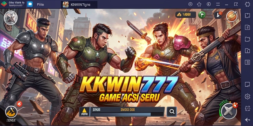 Tampilan gameplay KKWIN777 yang mendebarkan dan penuh aksi.
