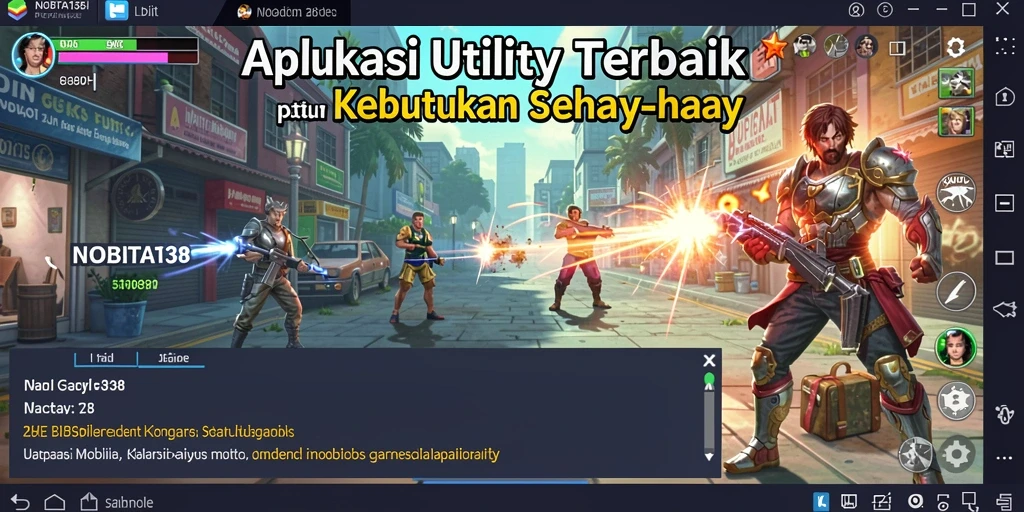 Tampilan antarmuka NOBITA138 yang modern dan ramah pengguna.