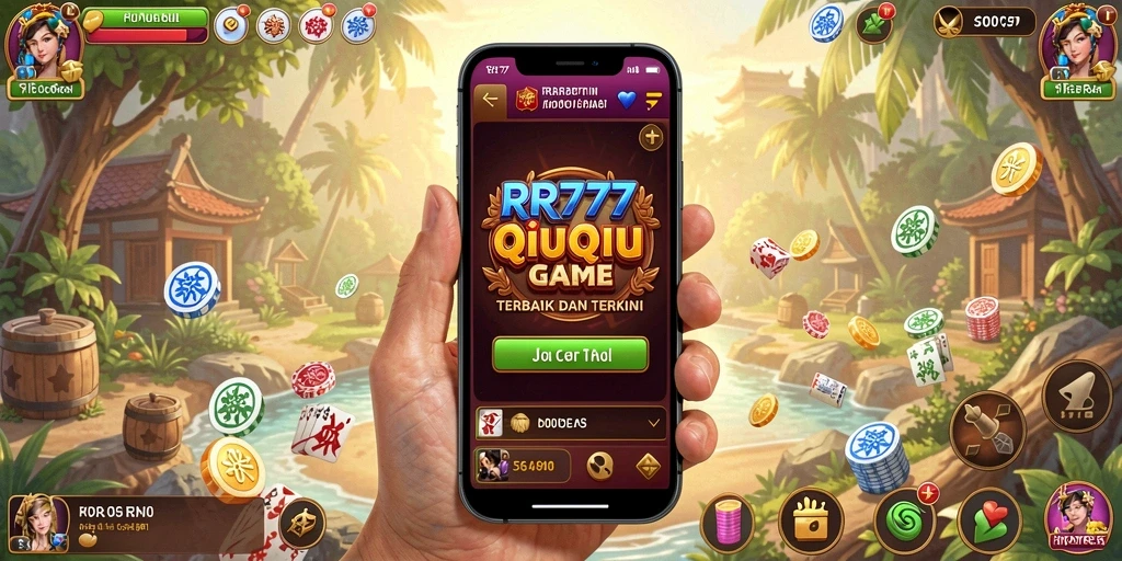 Gambar gameplay RR777 menampilkan keseruan QiuQiu.
