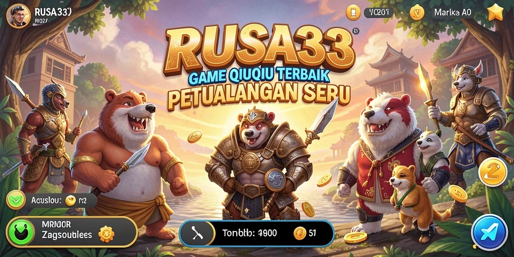 Tampilan gameplay RUSA33 dengan aksi seru QiuQiu yang mendebarkan.
